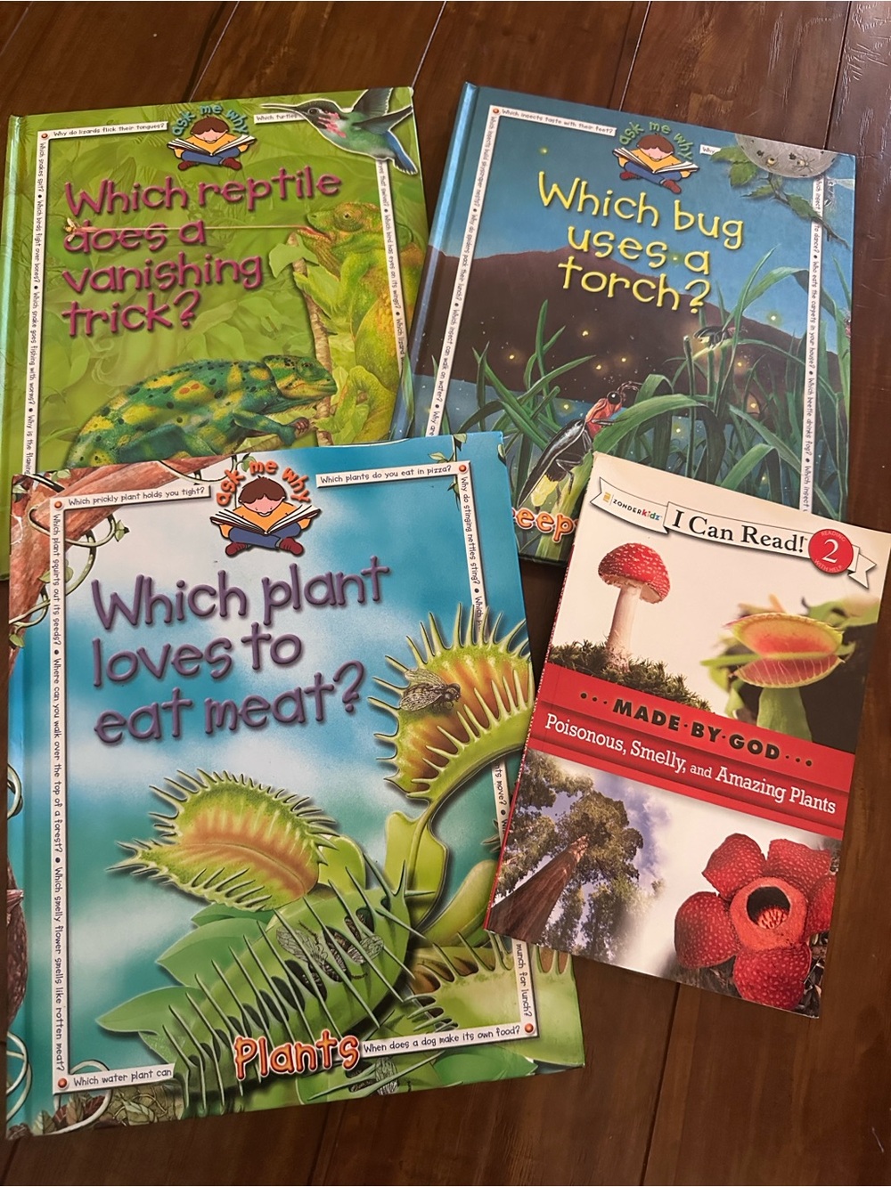 Ask Me Why Science Books Plants Bugs Reptiles Birds 3 HC + Christian Bonus